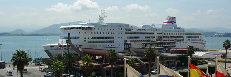 Brittany Ferries 'Pont Aven' at Santander
