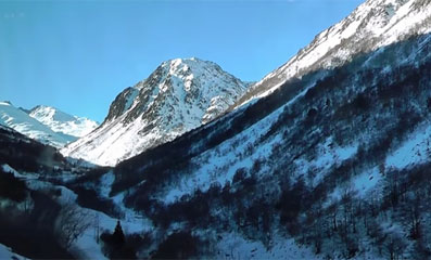 Scenery in the Pyrenees