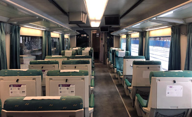 Turista Plus on Talgo train from Irun & San Sebastian to Vitoria