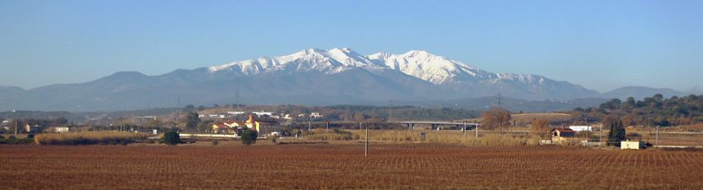 Mt Canigou in the Pyrenees