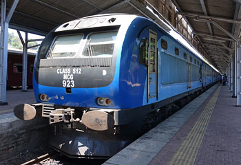 Class S12 blue train at Kandy