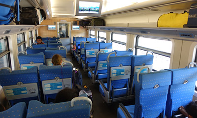 Air-conditioned first class seats