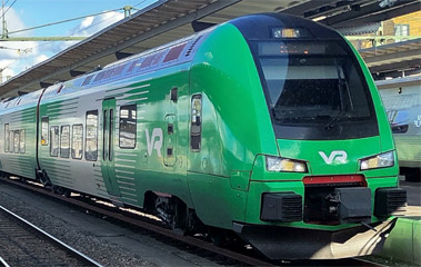 MTRX train to Gothenburg at Stockholm Central