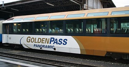 Golden Pass panoramic train