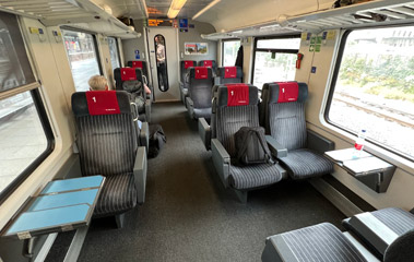 Swiss InterCity train, 1st class