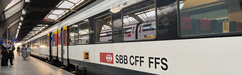 Classic Swiss InterCity train