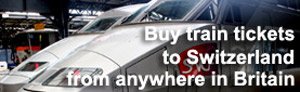Buy train tickets to Switzerland header