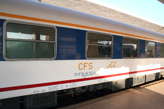 Express train from Damascus to Aleppo