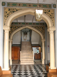 Baron's Hotel, Aleppo:  The lobby