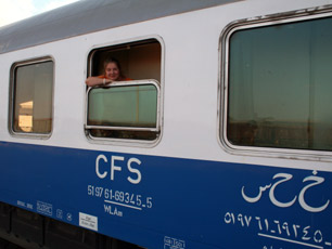 The Istanbul-Aleppo sleeping-car.