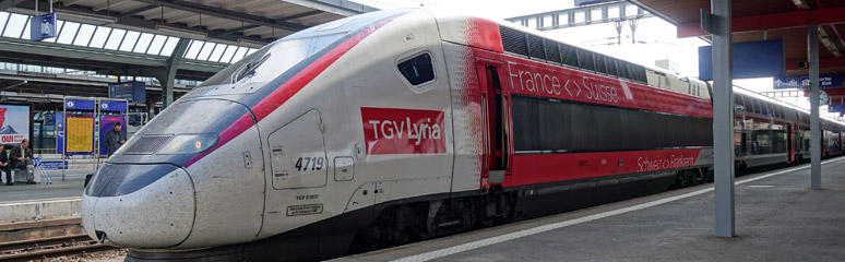 TGV-Lyria to Geneva at Paris Gare de Lyon