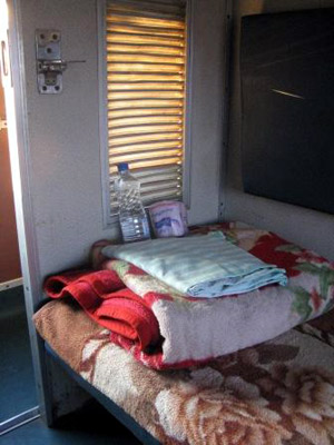 1st class sleeper on Tazara train