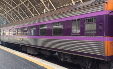 2nd class sleeper cars on an overnight train 