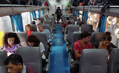 Seats on the daytime 'DRC' express train from Bangkok to Chiang Mai
