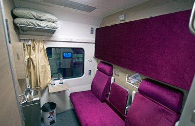 1st class sleeper on new Thai train