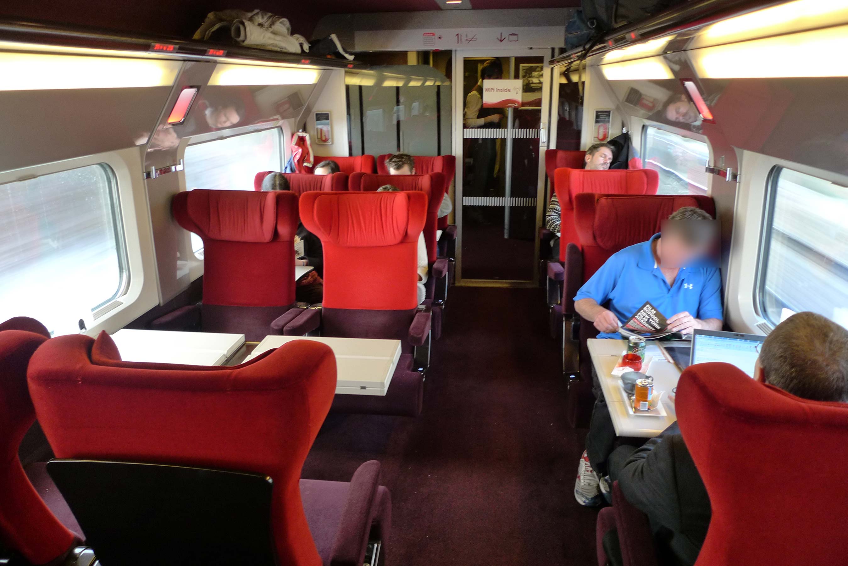 10+ Thalys train seating layout