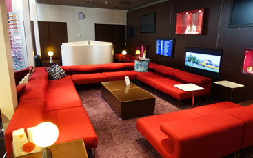 NS HiSpeed lounge at Amsterdam Centraal station