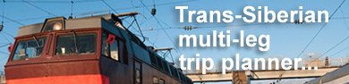 Trans-Siberian multi-leg trip planner
