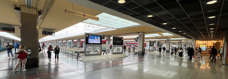 Turin Porta Nuova platforms