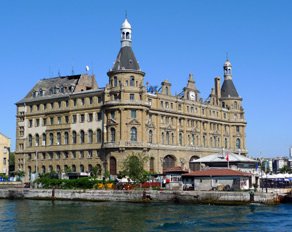 Haydarpasa Station in Istanbul, for trains to Ankara, Konya Denizli & eastern Turkey.  Photo courtesy of Stuart Baker