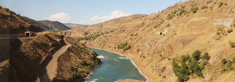 Scenery from the Turkey-Iran train