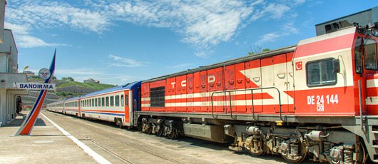 Train from Bandirma to Izmir