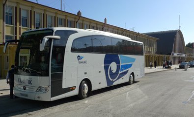 A high-speed YHT train at Ankara station