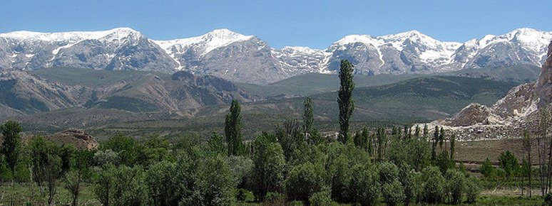 Scenery seen from the Istanbul to Adana train on the way to Syria