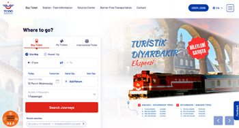 Turkish Railways (TCDD) website