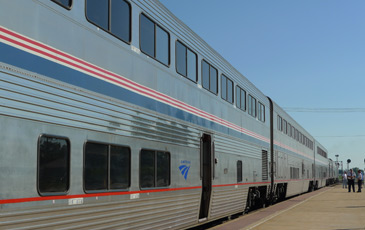 The California Zephyr at Galesburg