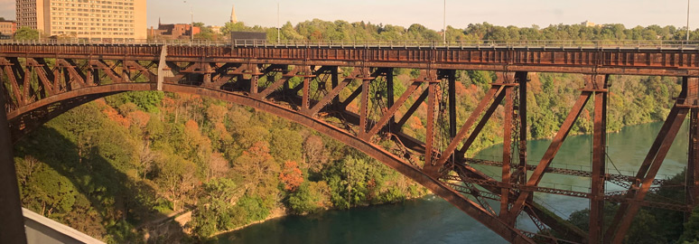 Niagara River at the border betyween the USA & Canada