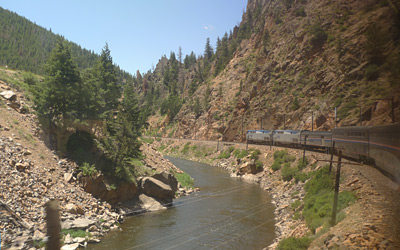 More Colorado scenery seen from the California Zephyr