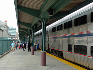 The California Zephyr at Denver Union Station