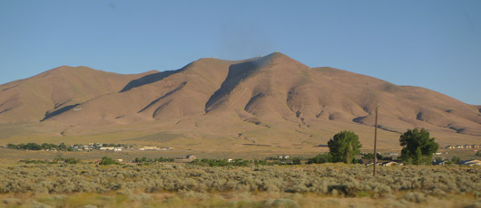 Scenery in Utah seen from the California zephyr