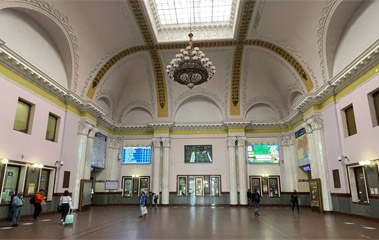 Inside Lviv station