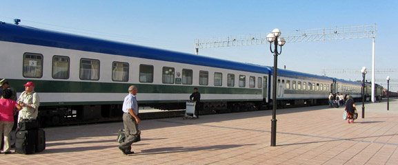 Uzbek sleeper train