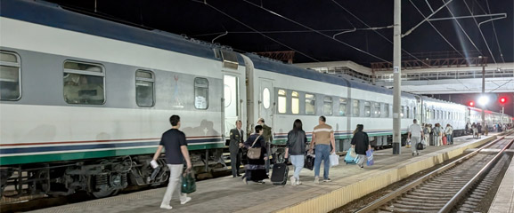 Uzbek sleeper train
