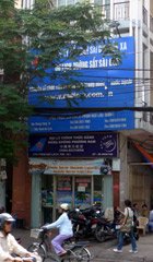 The train booking office in central Saigon