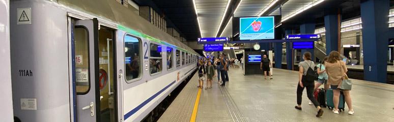 Warsaw Centralna platforms