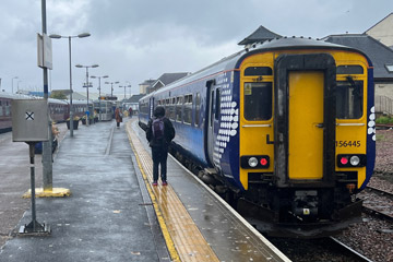 Train arrived at Mallaig