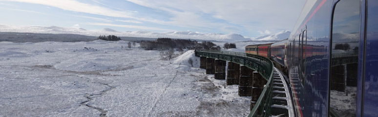 Leaving Rannoch station