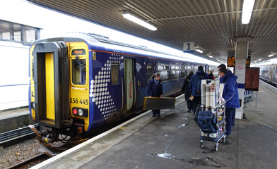 Sprinter train at Fort William station