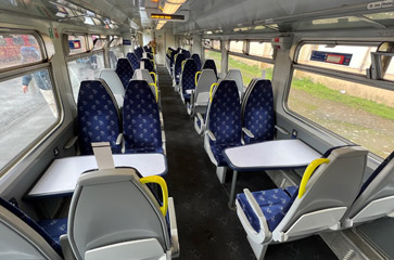 Inside a ScotRail spinter train