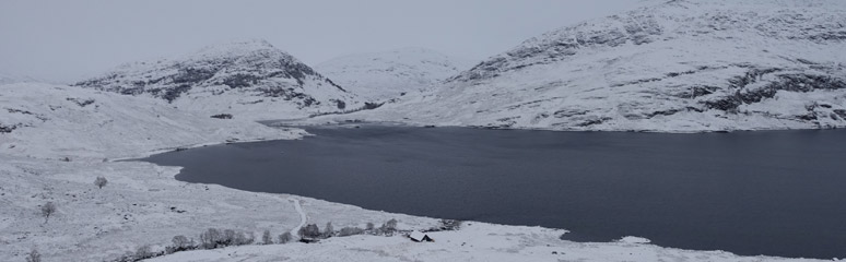 Loch Treig from the West Highland line train