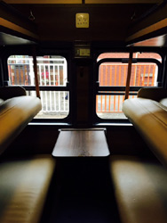 4-berth sleeper on Zambia's Jubilee Express train