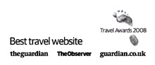Best travel website, Guardian & Observer Travel Awards 2008