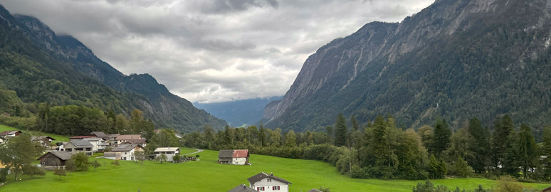 Scenery in the Arlberg Pass