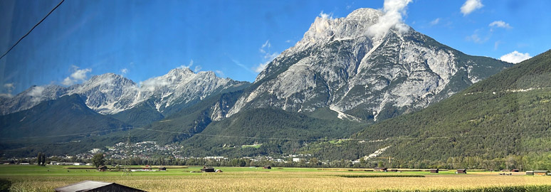 Scenery in the Arlberg Pass