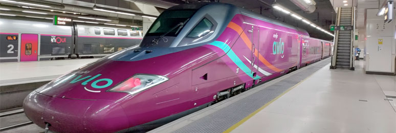 Avlo lo-cost train from Madrid to Barcelona 