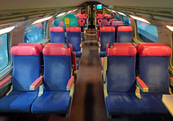 Ouigo train from Madrid to Barcelona